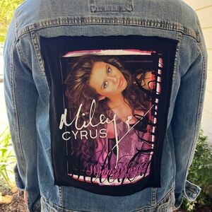 Miley Cyrus Jean Jacket unisex size small S